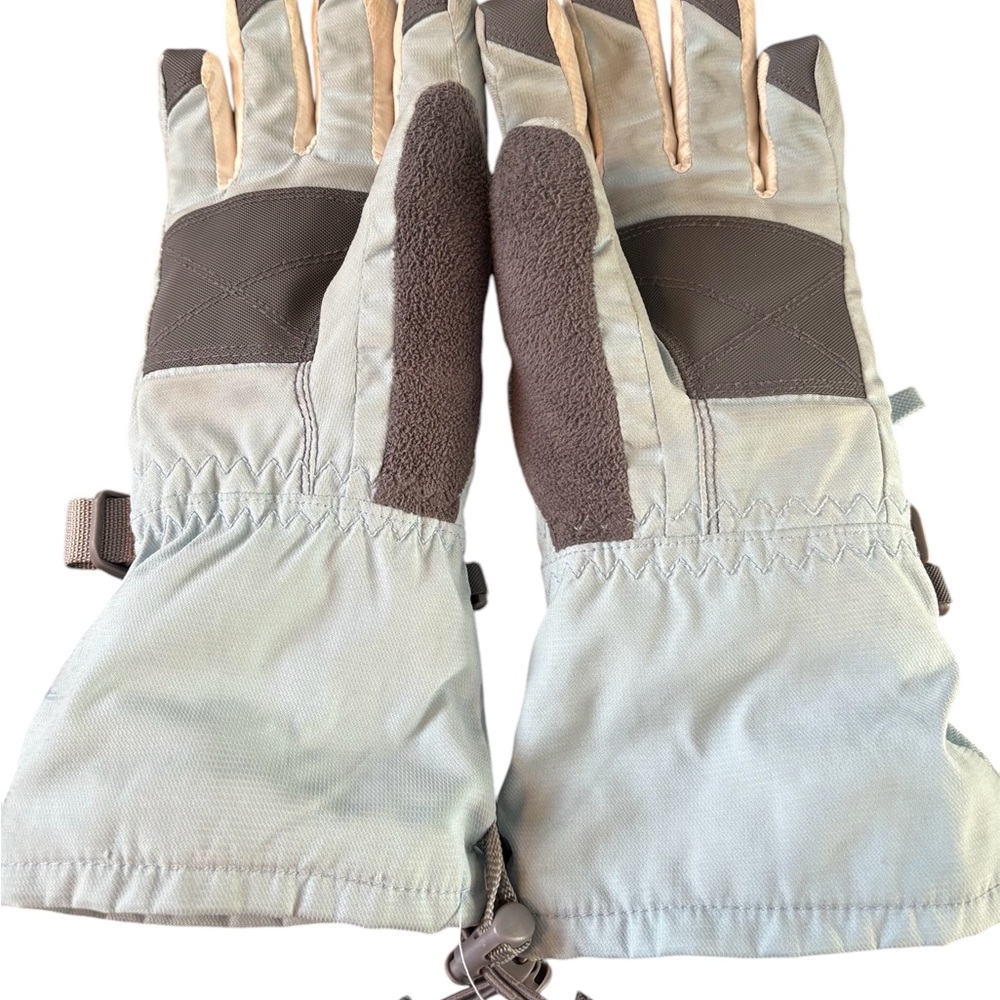 Head light blue Winter Gloves